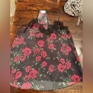 Cami NYC racer charmeuse cami in size small